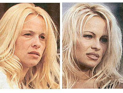 Il trucco di Pamela Anderson