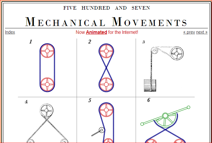 Lee.org » Blog Archive » 507 Animated Mechanical Movements